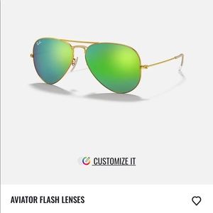 Ray-Ban Flash Lense Aviators